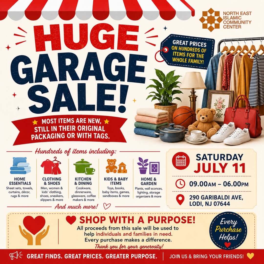 HUGE GARAGE SALE – SHOP WITH A PURPOSE!