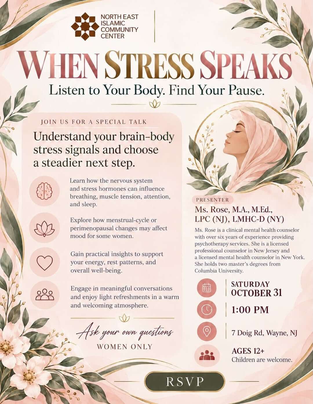 When Stress Speaks: Listen to Your Body. Find Your Pause